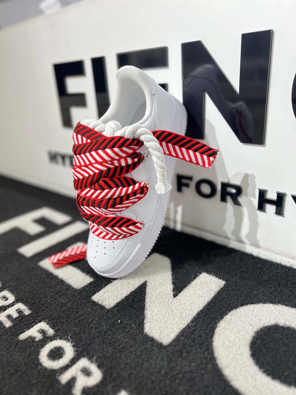 Air Force 1 Rope Laces Laccio Mood Rosso