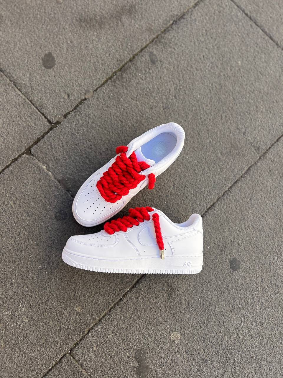 Air Force 1 Rope Laces Red