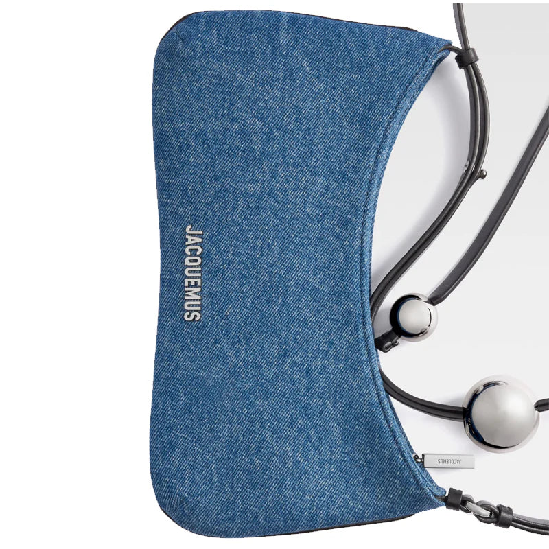 Borsa Jacquemus Le Bisou Perle Blue Denim