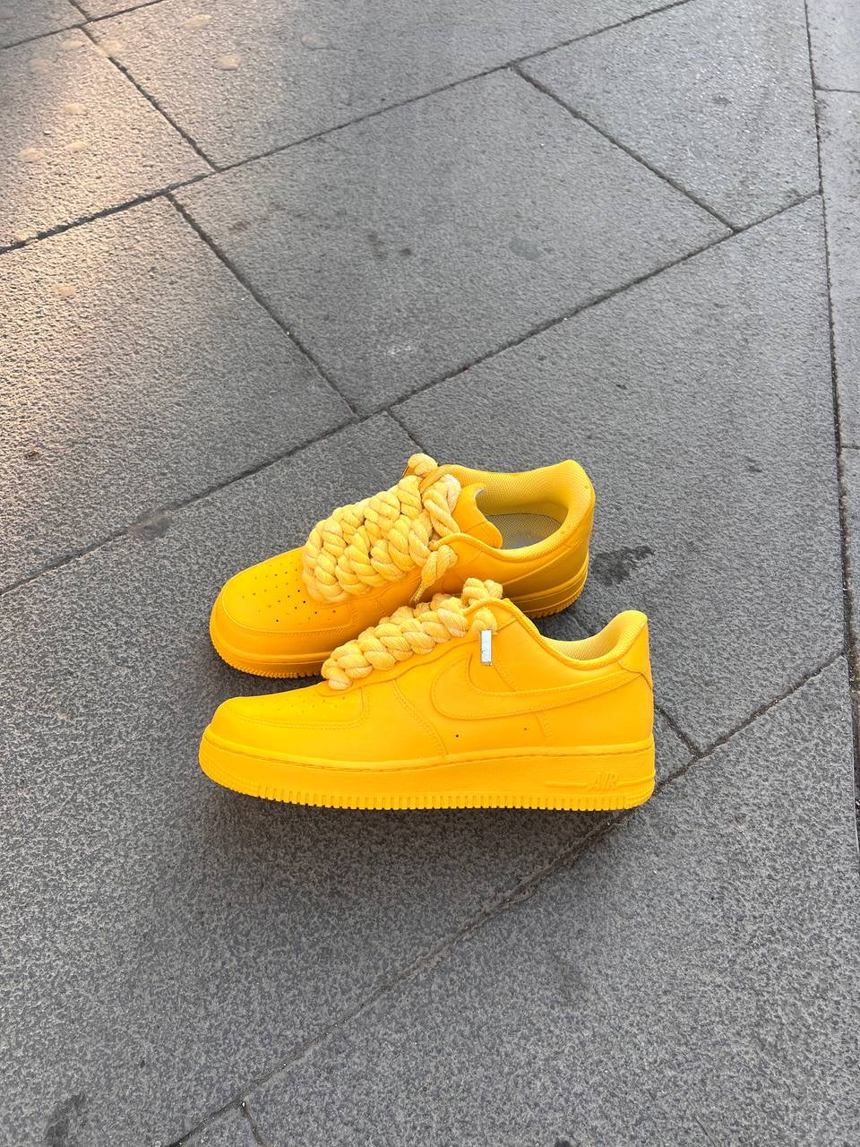 Air Force 1 Rope Laces University Gold