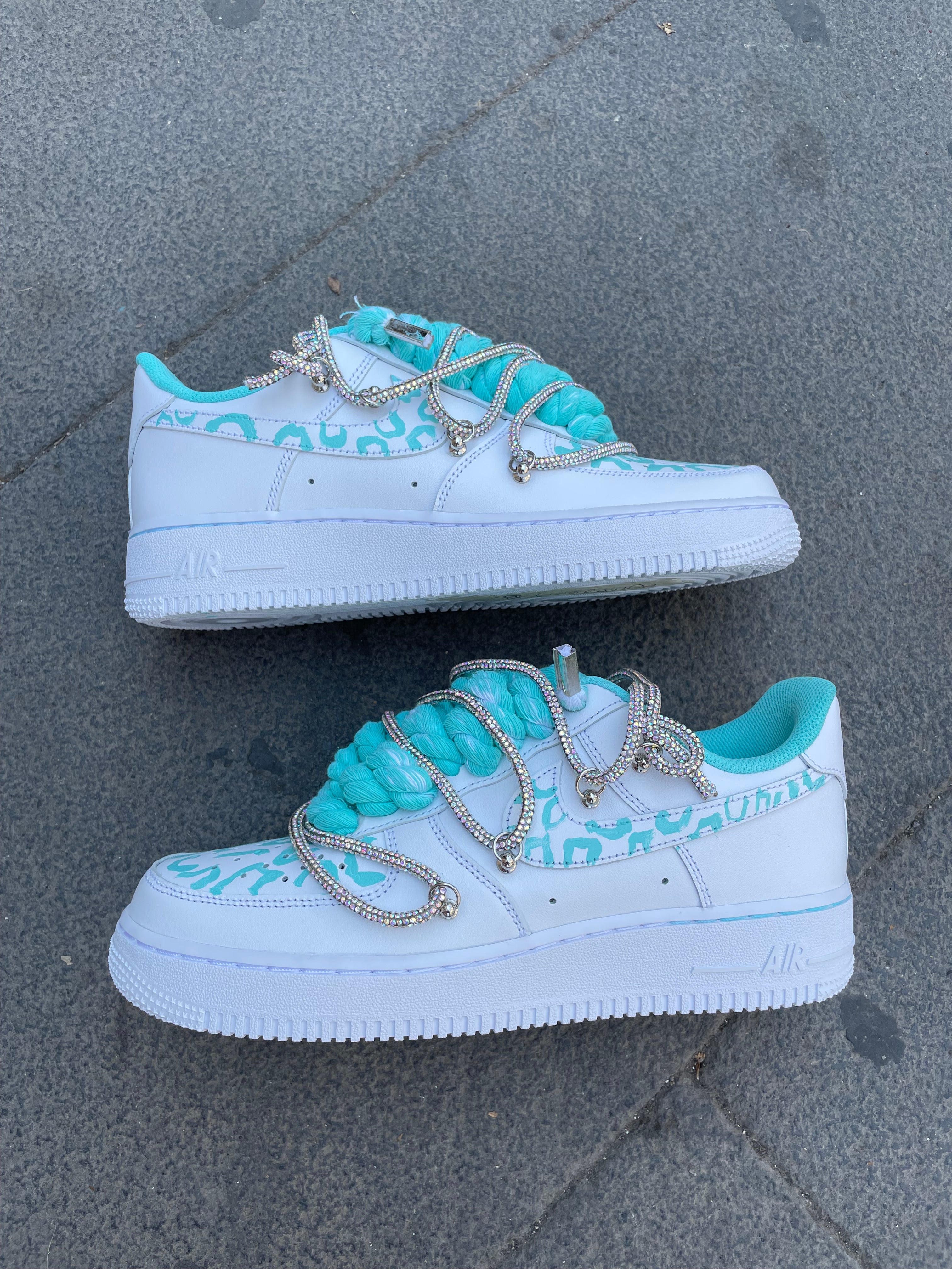 Air Force 1 Rope Laces Leopard Print