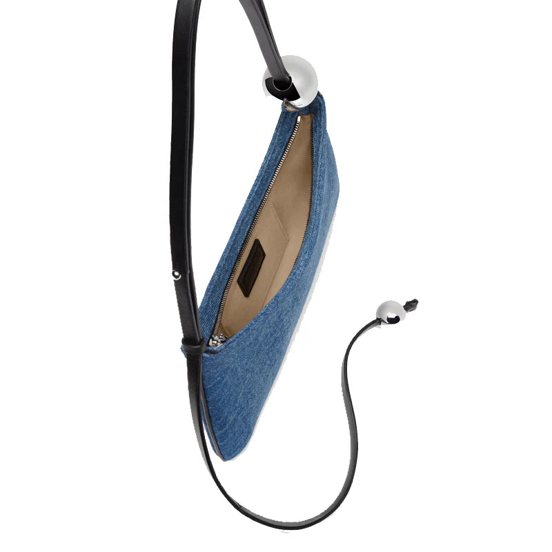 Jacquemus Le Bisou Perle Blue Denim Bag