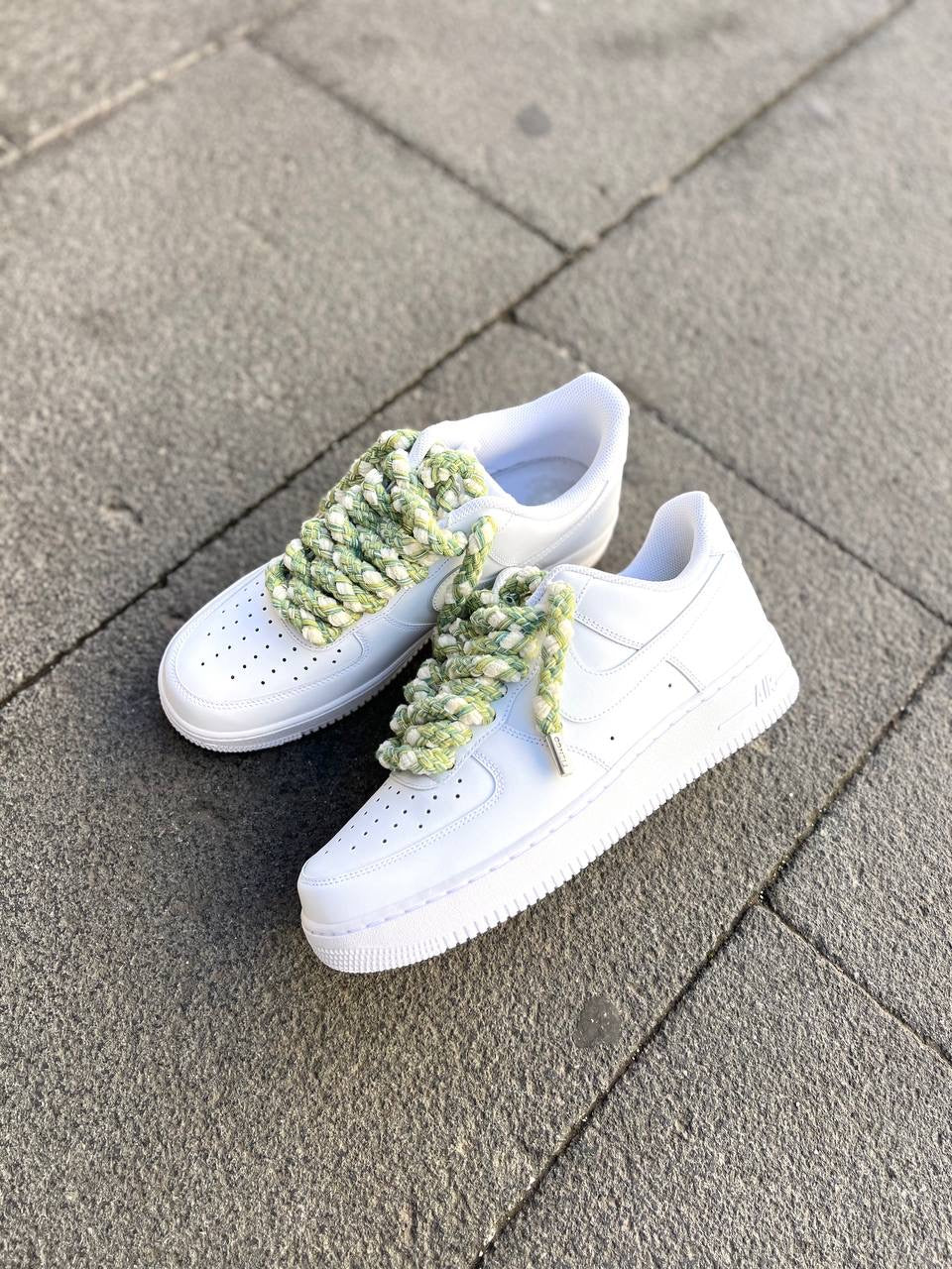 Air Force 1 White Rope Laces Mimetiche