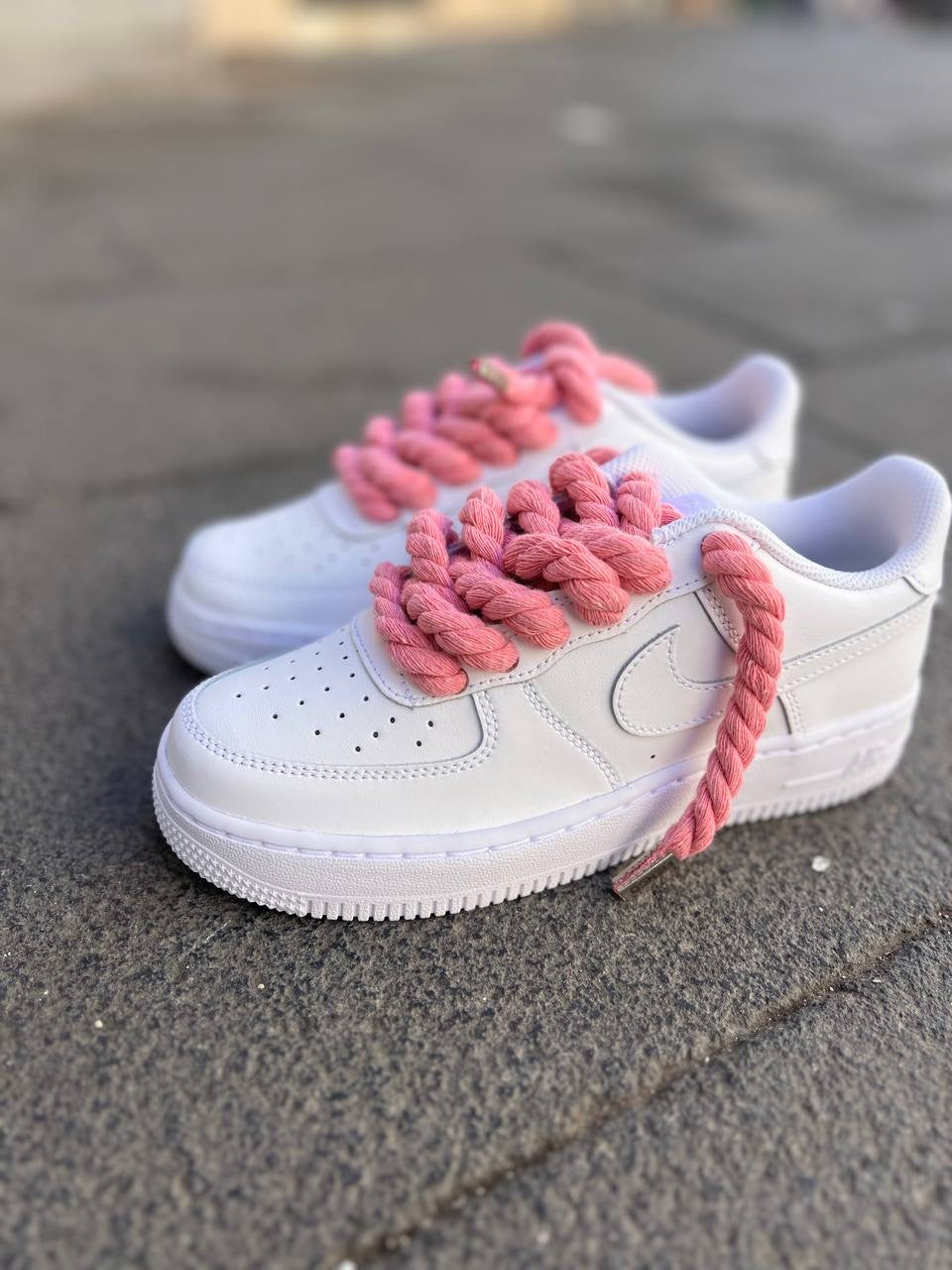 Air force 1 Rope Laces Pink