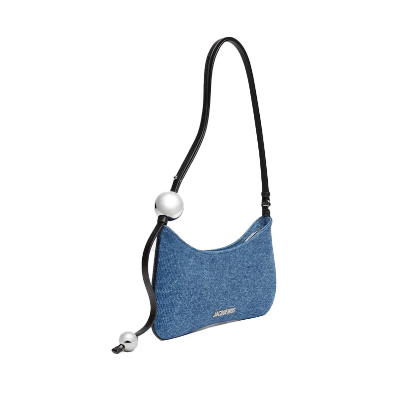 Jacquemus Le Bisou Perle Blue Denim Bag