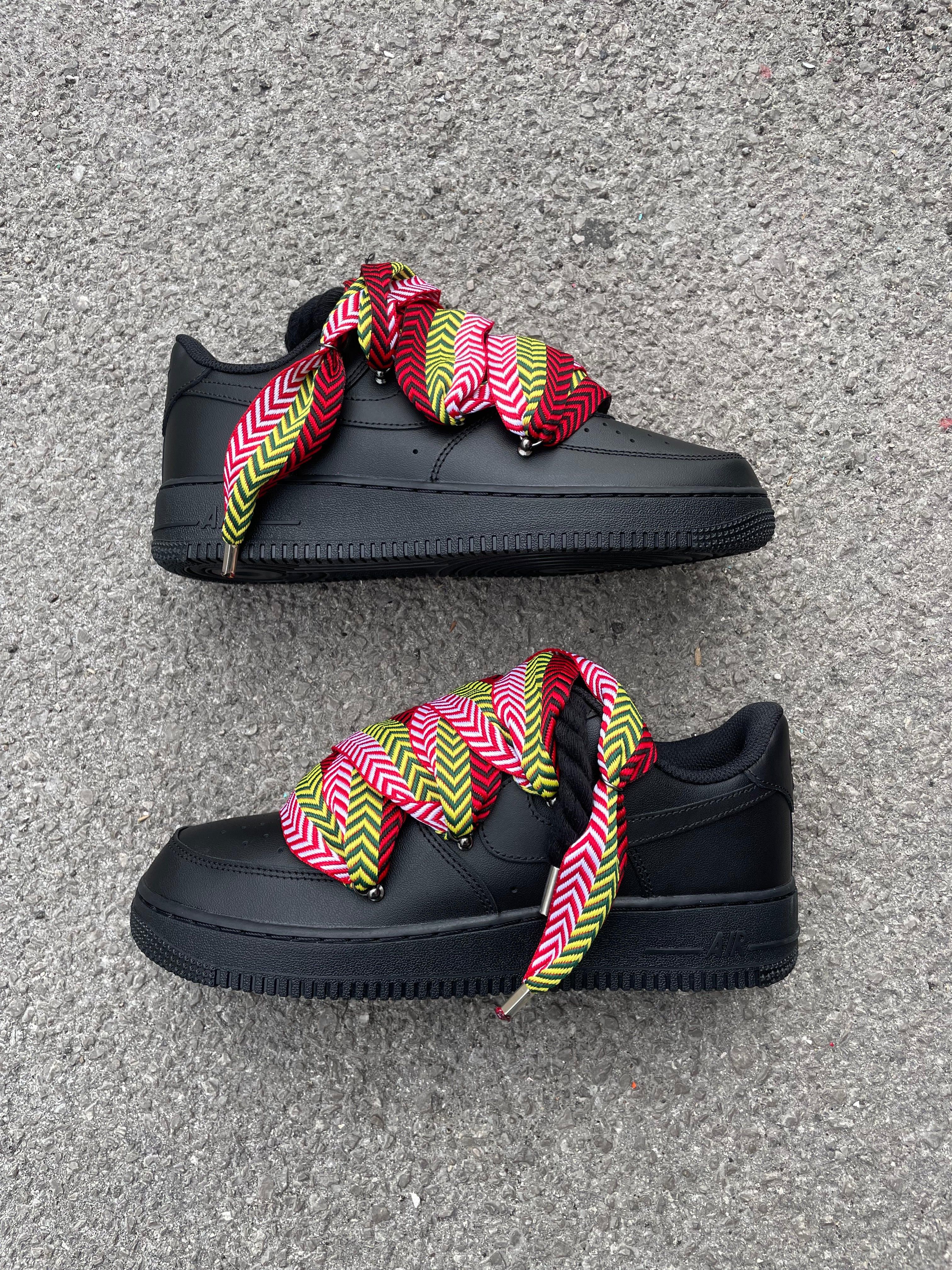 Air Force 1 Black Rope Laces Laccio Mood 2