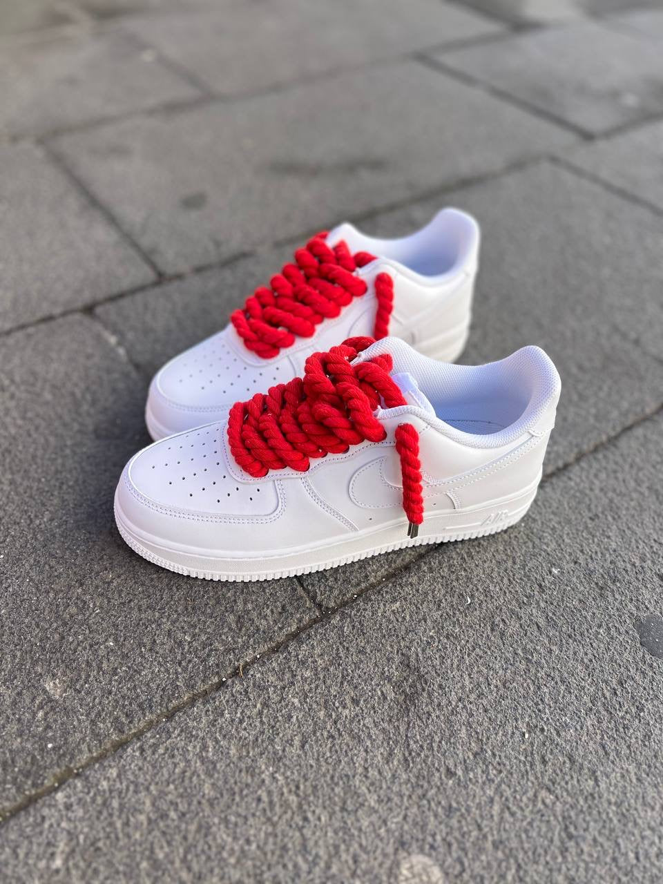 Air Force 1 Rope Laces Red