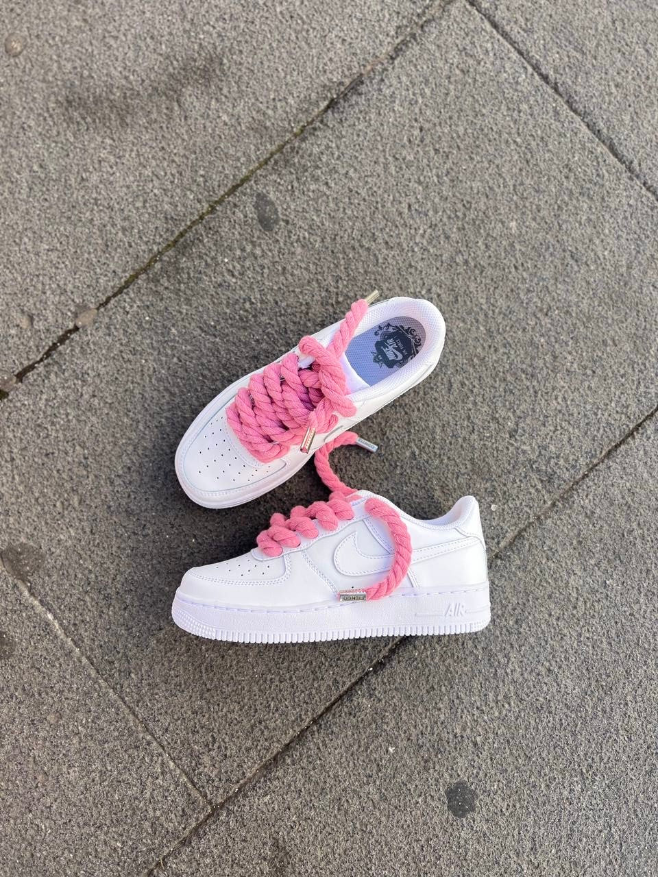 Air force 1 Rope Laces Pink