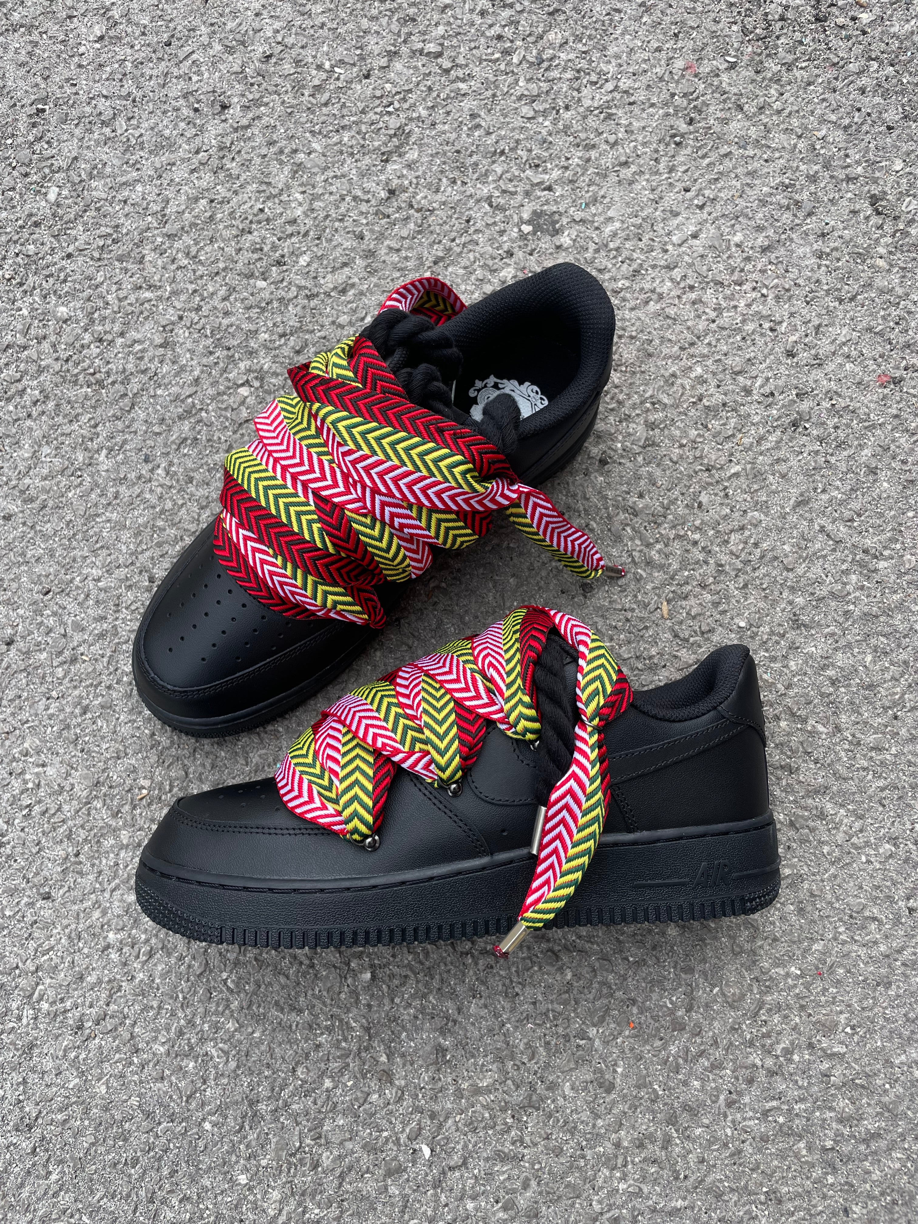 Air Force 1 Black Rope Laces Laccio Mood 2