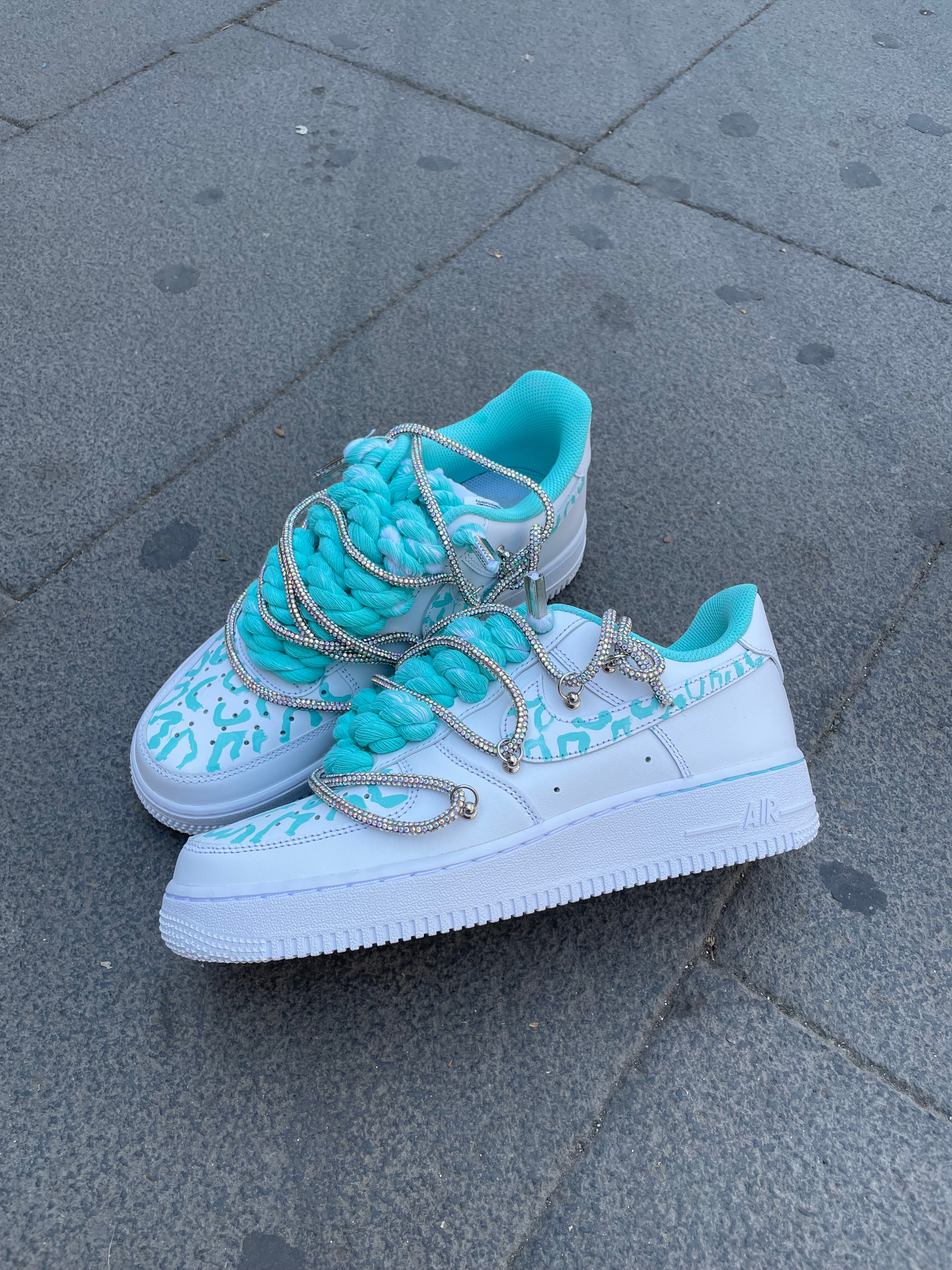 Air Force 1 Rope Laces Leopard Print