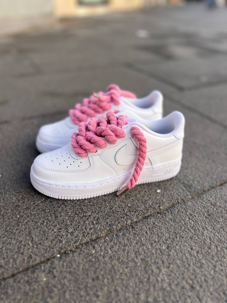 Air force 1 Rope Laces Pink