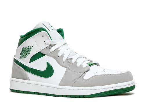 Air Jordan 1 Mid SE Grey Pine Green